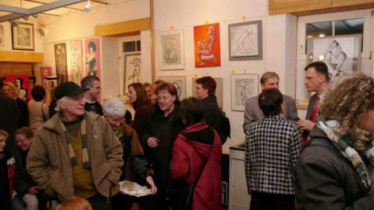 Vernissage Ausstellung im Farrenstall November 2005