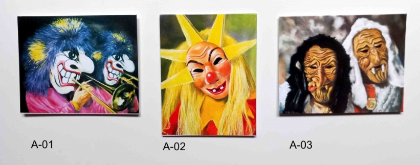 Kühlschrankmagneten-Masken